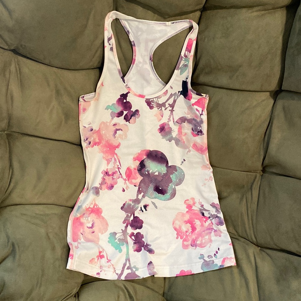 Lululemon size small, multi colored tank top